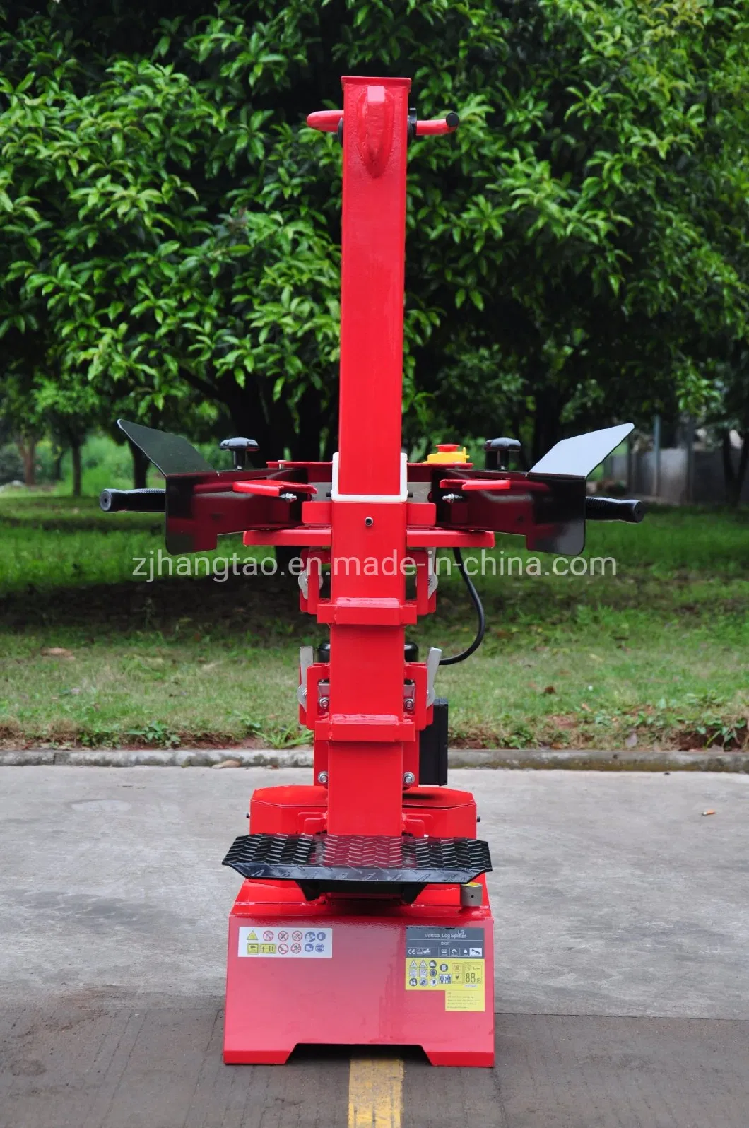 Vertical 8/9t Hydraulic Log Splitter with 3 Adjustable Work Table