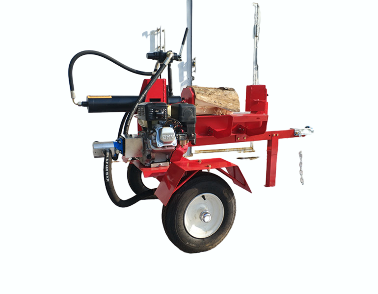 27t 15HP Gasoline Engine Ce Approved Hydraulic 4-Way Wedge Log Splitter