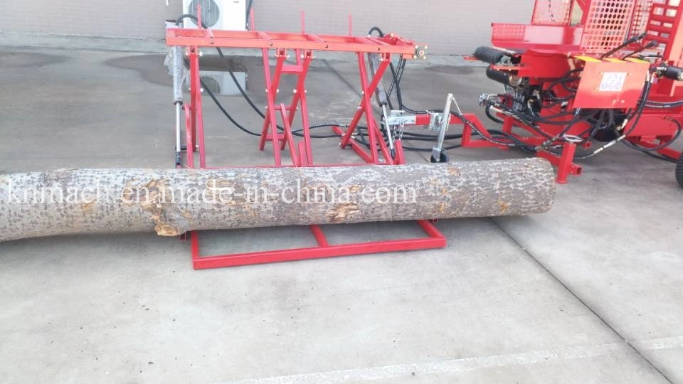 30ton Fast Speed Kinetic Wood Processor Log Splitter for Forestry Station