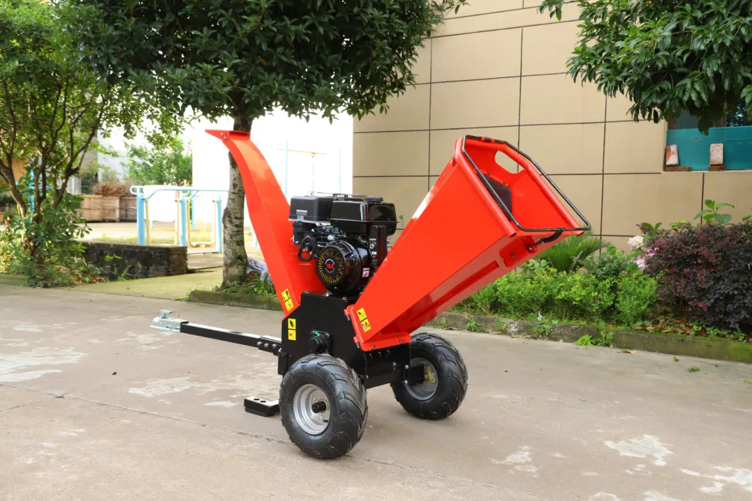 7.5HP 15HP 30HP Gasoline Engine Branch Crusher Wood Chipper Shredder for Garden Use