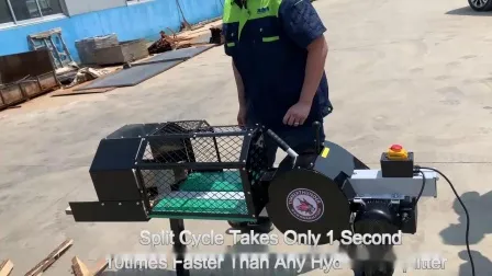 도매 장작 프로세서 8 톤 전기 로그 프로세서 분배기 키네틱