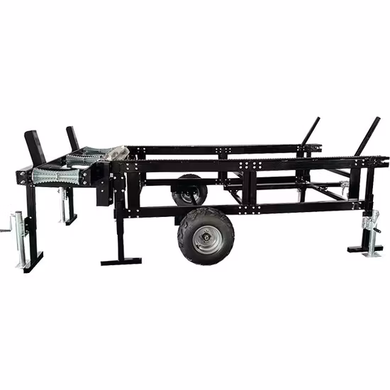 통나무 리프트 및 컨베이어가 포함된 가솔린 및 디젤 엔진 장작 가공기 목재 분배기