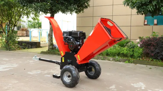 정원용 7.5HP 15HP 30HP 가솔린 엔진 분기 분쇄기 목재 칩퍼 슈레더